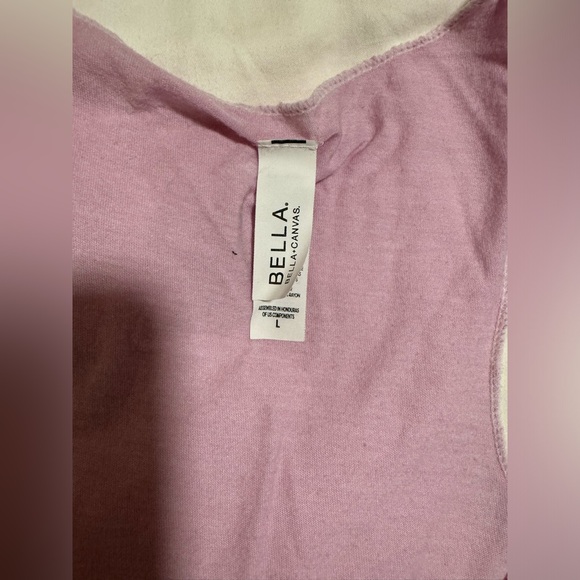 Bella + Canvas Lilac Butterfly Alpha Phi Tank Top - Picture 3 of 3